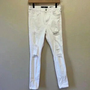 HOLLISTER Women’s Distressed Skinny Jeans